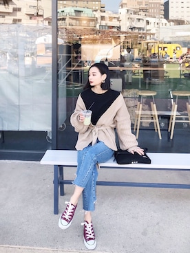 ARISAさん（レディース・157cm）の春コーディネート