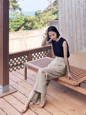 ARISAさん（レディース・157cm）の夏コーディネート