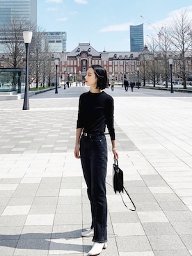 ARISAさん（レディース・157cm）の春コーディネート