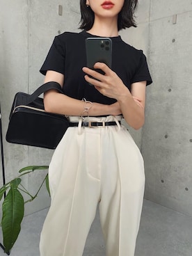 「ANT（アント）のアイテム（アクセサリー）」を使った、ARISAさん（レディース・157cm）の夏コーディネート
