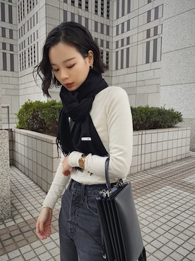 ARISAさん（レディース・157cm）の冬コーディネート