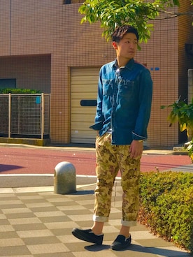 m i c h u 🍖さん(メンズ・176cm)の春コーディネート