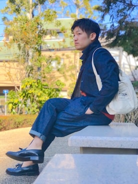 m i c h u 🍖さん（メンズ・176cm）の春コーディネート