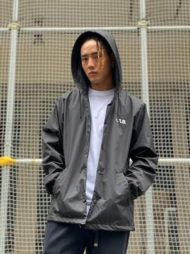 「#秋コーデ」｜「アイテム（ナイロンジャケット）」を使った、伊東 弘之助さん（メンズ・177cm）の秋コーディネート