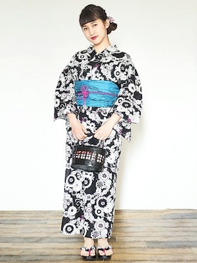 「FLAG by ALEXIA STAM（フラッグバイアリシアスタン）のアイテム」を使った、アンココンさん（レディース・153cm）の夏コーディネート