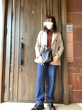 「マーチン女子」｜Kashiiさん（レディース・162cm）の秋コーディネート