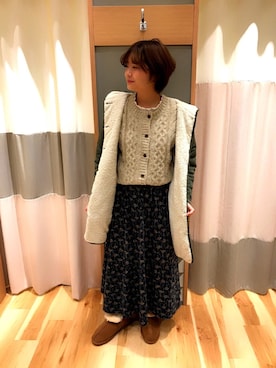 「キルティングコート」｜ラチさん（レディース・158cm）の秋コーディネート