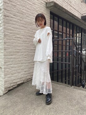 fuka matsuiさん（レディース・159cm）の春コーディネート