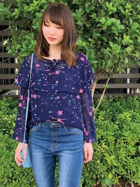 「宇宙」｜ウオーターエレインさん（レディース・162cm）の秋コーディネート
