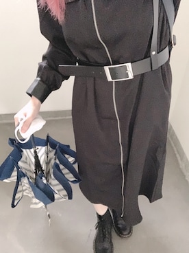 「夢展望（ユメテンボウ）のアイテム（ワンピース/ドレス）」を使った、まぐろさん（レディース・158cm）の秋コーディネート