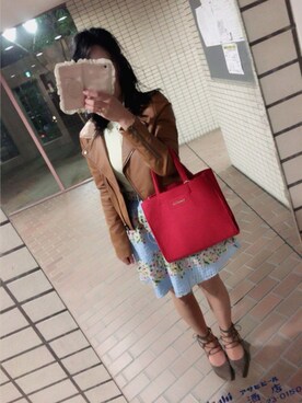 「ショッピング」｜「アイテム（パンプス）」を使った、ゆちょんさん（レディース・152cm）の春コーディネート