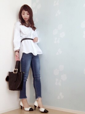 「スプリングSENSEOFPLACE」｜MIKUさん（レディース・158cm）の冬コーディネート