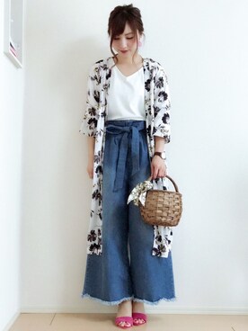 「JELLY BEANS」｜「アイテム（アナログ腕時計）」を使った、MIKUさん（レディース・158cm）の春コーディネート