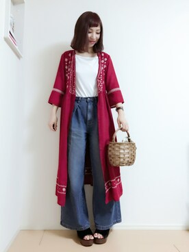 「JELLY BEANS」｜「アイテム（アナログ腕時計）」を使った、MIKUさん（レディース・158cm）の春コーディネート