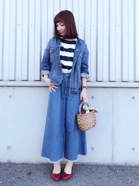 「JELLY BEANS」｜「アイテム（アナログ腕時計）」を使った、MIKUさん（レディース・158cm）の春コーディネート