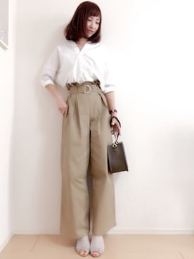 「JELLY BEANS」｜「アイテム（アナログ腕時計）」を使った、MIKUさん（レディース・158cm）の春コーディネート