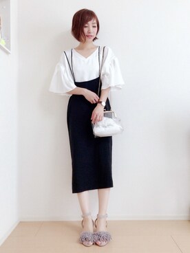 「JELLY BEANS」｜「アイテム（アナログ腕時計）」を使った、MIKUさん（レディース・158cm）の夏コーディネート