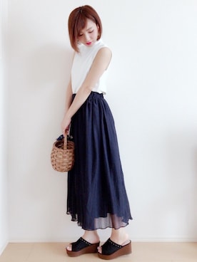 MIKUさん（レディース・158cm）の夏コーディネート