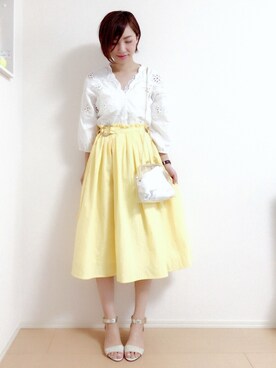 「JELLY BEANS」｜「アイテム（アナログ腕時計）」を使った、MIKUさん（レディース・158cm）の夏コーディネート