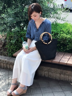 「JELLY BEANS」｜「アイテム（アナログ腕時計）」を使った、MIKUさん（レディース・158cm）の夏コーディネート