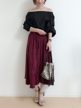 「JELLY BEANS」｜「アイテム（アナログ腕時計）」を使った、MIKUさん（レディース・158cm）の夏コーディネート