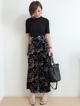 「JELLY BEANS」｜「アイテム（アナログ腕時計）」を使った、MIKUさん（レディース・158cm）の夏コーディネート