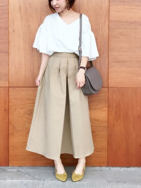 「JELLY BEANS」｜「アイテム（アナログ腕時計）」を使った、MIKUさん（レディース・158cm）の夏コーディネート