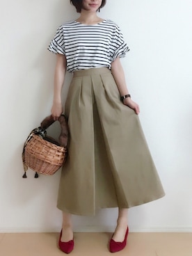 「JELLY BEANS」｜「アイテム（アナログ腕時計）」を使った、MIKUさん（レディース・158cm）の秋コーディネート