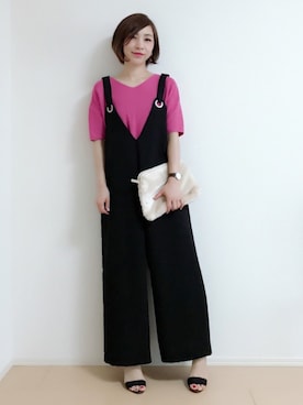 「Le Chione（ルキオネ）のアイテム」を使った、MIKUさん（レディース・158cm）の秋コーディネート