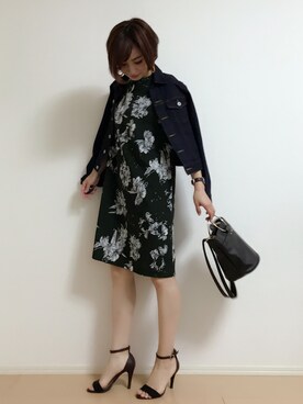 「Le Chione（ルキオネ）のアイテム」を使った、MIKUさん（レディース・158cm）の秋コーディネート