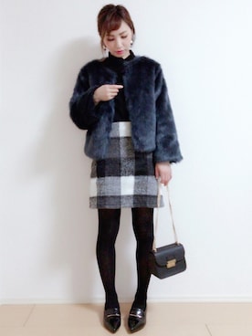 MIKUさん（レディース・158cm）の冬コーディネート