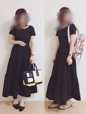 「Desigual（デシグアル）のアイテム（バックパック/リュック）」を使った、MIKUさん（レディース・158cm）の春コーディネート