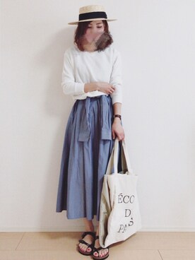 MIKUさん（レディース・158cm）の夏コーディネート