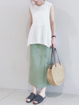 「JELLY BEANS」｜MIKUさん（レディース・158cm）の夏コーディネート