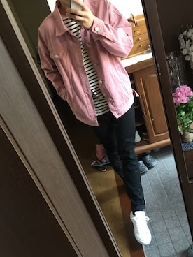 「CASPER JOHN AIVER（キャスパージョンアイバー）のアイテム（デニムジャケット）」を使った、Yuu-さん（メンズ・173cm）の春コーディネート