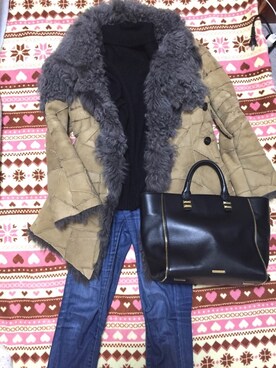 「C.C.CROSS（シーシークロス）のアイテム」を使った、こりん☺︎さん（レディース・164cm）の冬コーディネート