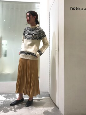 「アイテム（ピアス（両耳用））」を使った、tani ayanaさん（レディース・165cm・20代）の秋コーディネート