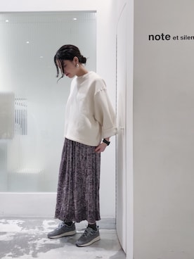 「アイテム（イヤリング）」を使った、tani ayanaさん（レディース・165cm・20代）の秋コーディネート