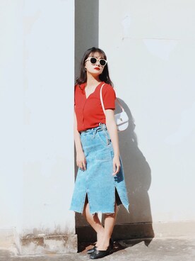 魚漫姗さんのコーディネート