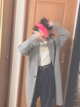 「COMME CA ISM（コムサイズム）のアイテム（チュニック）」を使った、ゆーちさん（レディース・152cm）の秋コーディネート