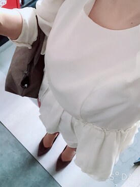 「POOL SIDE（プールサイド）のアイテム（パンプス）」を使った、まさん（レディース・163cm）の春コーディネート