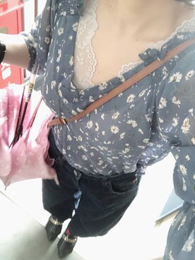 「YECCA VECCA（イェッカヴェッカ）のアイテム（スリッポン）」を使った、まさん（レディース・163cm）の夏コーディネート