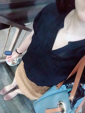 「BEAMS（ビームス）のアイテム（パンプス）」を使った、まさん（レディース・163cm）の夏コーディネート