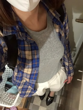 「YECCA VECCA（イェッカヴェッカ）のアイテム（スリッポン）」を使った、まさん（レディース・163cm）の秋コーディネート