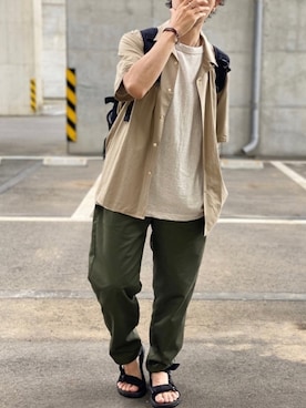 「Add+（アッド）のアイテム」を使った、Kさん（メンズ・168cm）の夏コーディネート