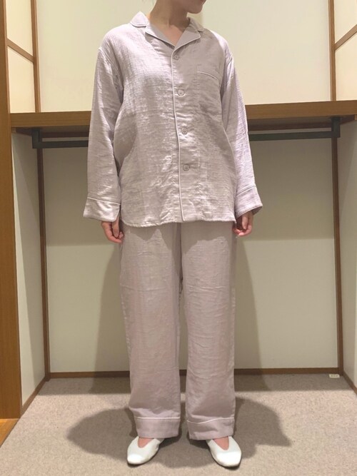 ayano使用「URBAN RESEARCH（URBAN RESEARCH×UCHINO　マシュマロガーゼパジャマ）」的時尚穿搭