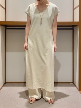 「CATHS （キャッツ）のアイテム（アクセサリー）」を使った、ayanoさん（レディース・161cm）の夏コーディネート