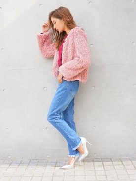 「ECLIN（エクラン）のアイテム」を使った、ECLINさん（レディース・160cm）の秋コーディネート