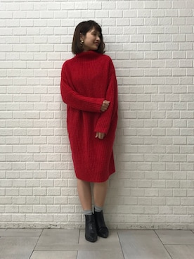 「ECLIN（エクラン）のアイテム」を使った、ECLINさん（レディース・166cm）の秋コーディネート