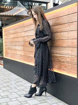 ECLINさん（レディース・158cm）の冬コーディネート